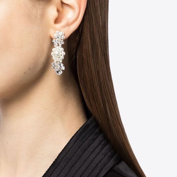 Simone Rocha Jewelry - Simone Rocha Daisy Leaf Clyster Earrings